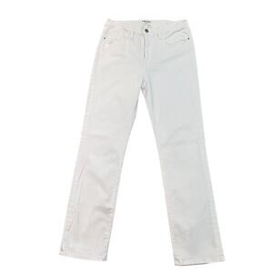 Frame Denim Le High Straight Leg Jeans Blanc White SZ 31 Stretch Casual Womens